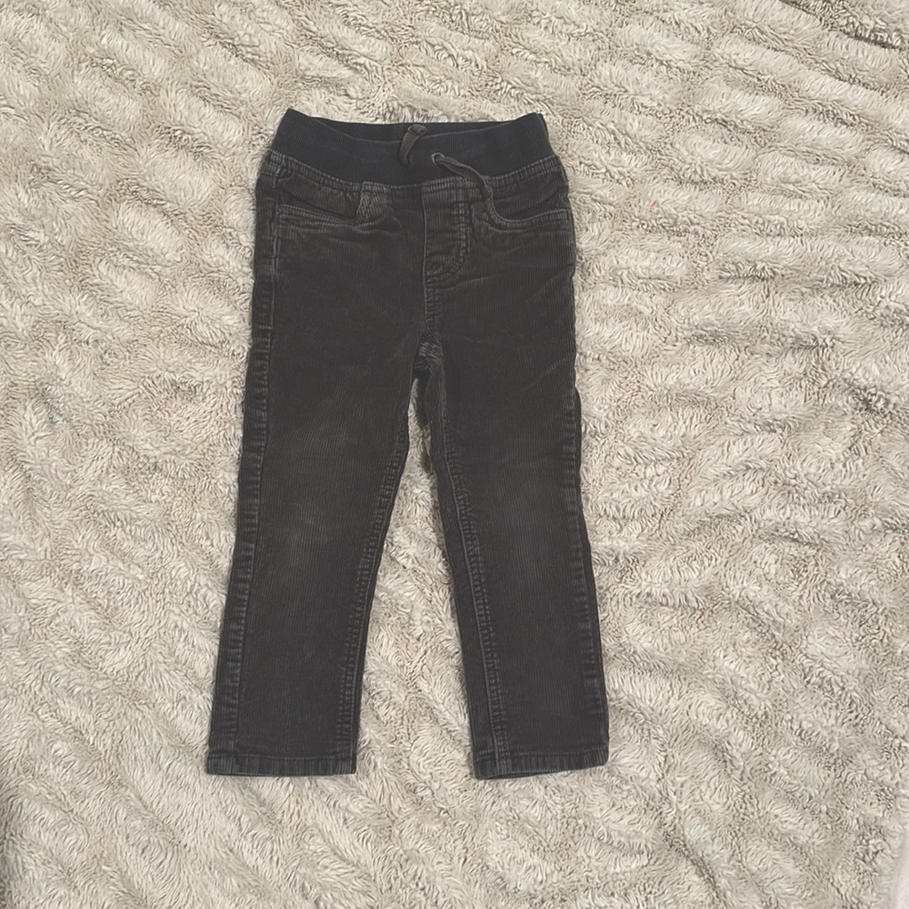 Hanna Andersson grey corduroy pants